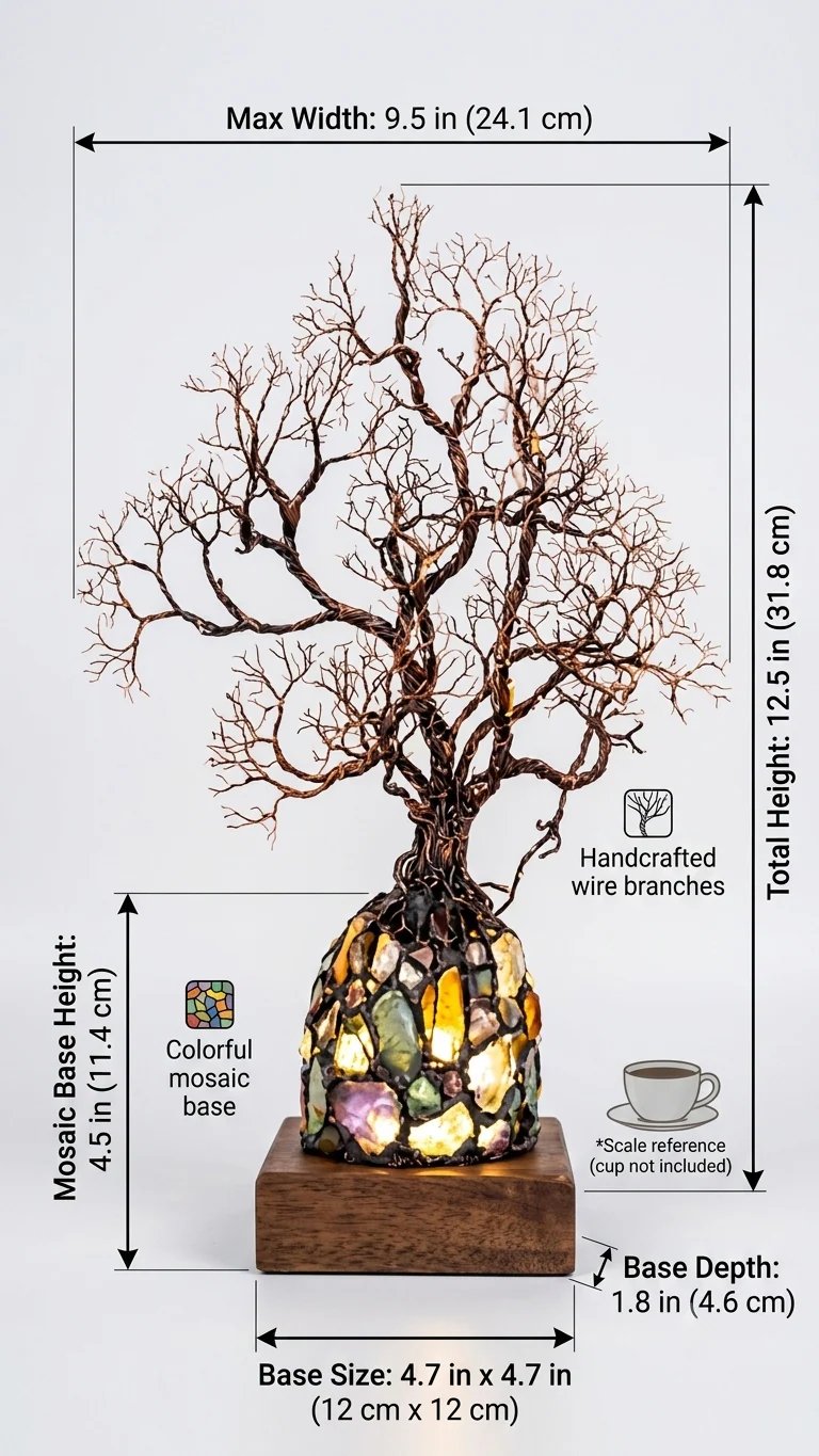 LumiTree β Elegant Crystal Tree Lamp