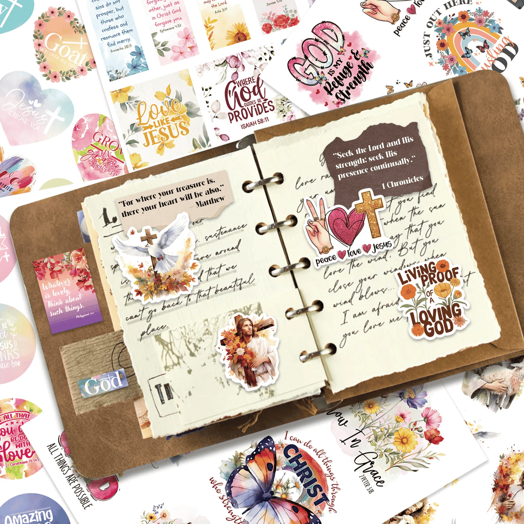 FaithGlow - Inspirational Bible Sticker Set