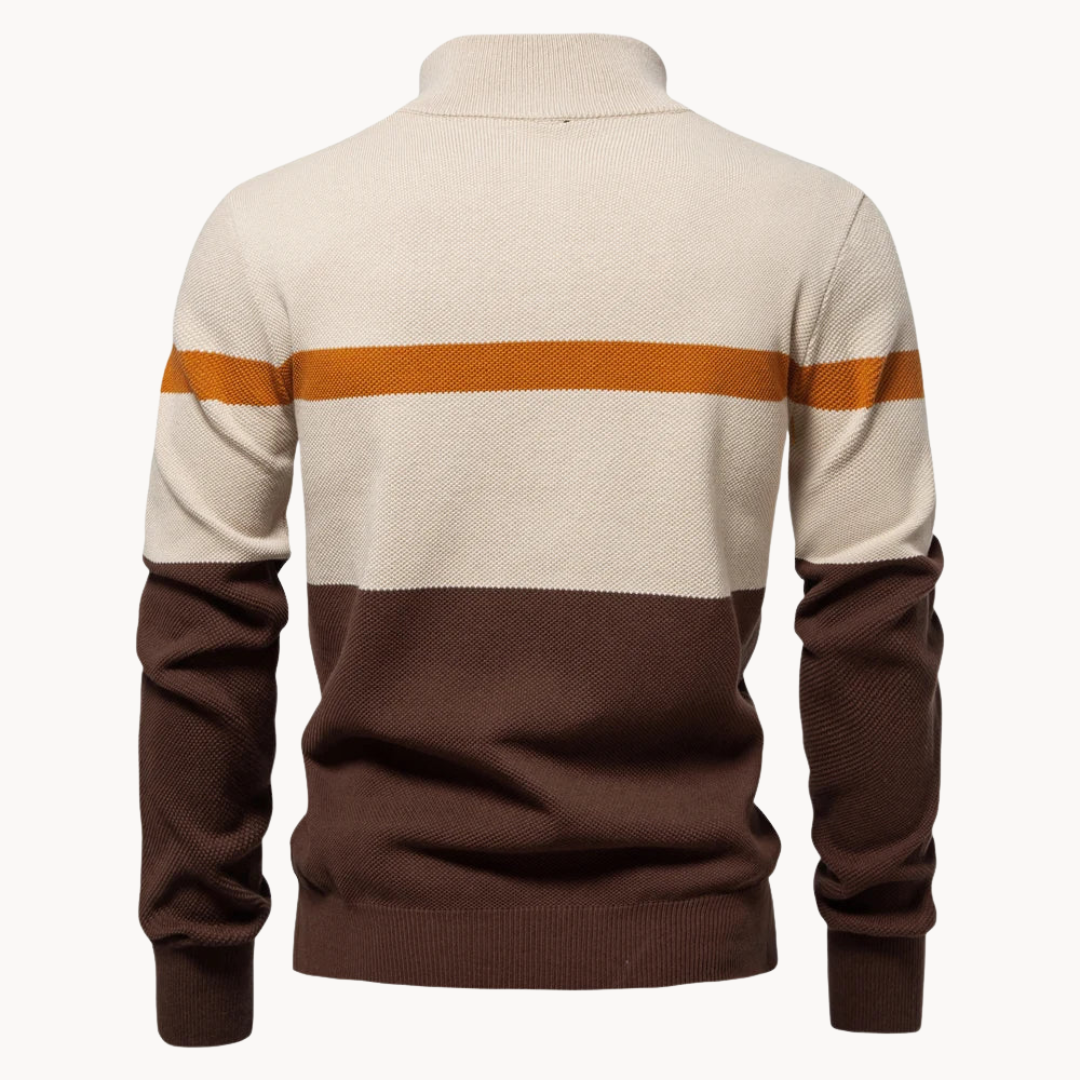 Connor Quarter Zip Sweater | belevite