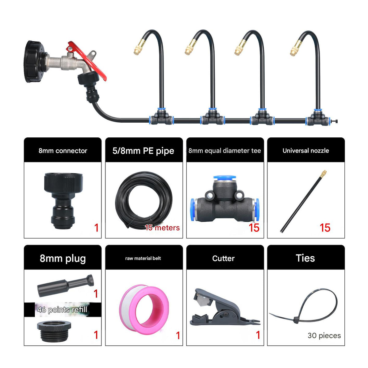 HydroCircle – 360° Curved Automatic Irrigation System