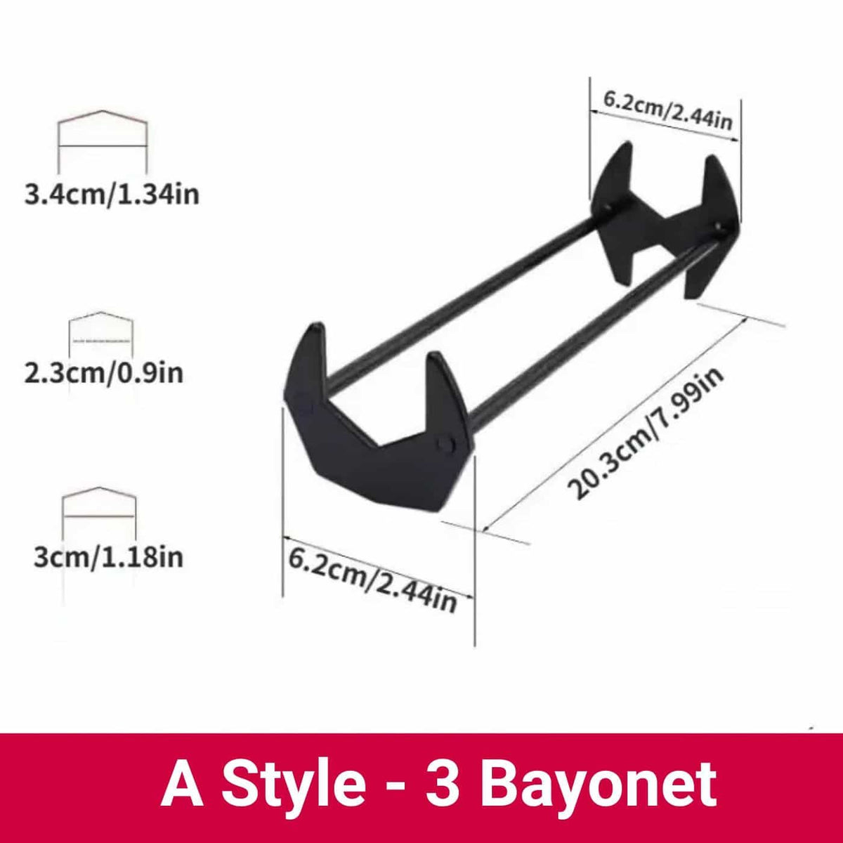 PlumbFlex - Compact Multi-Function Repair Wrench