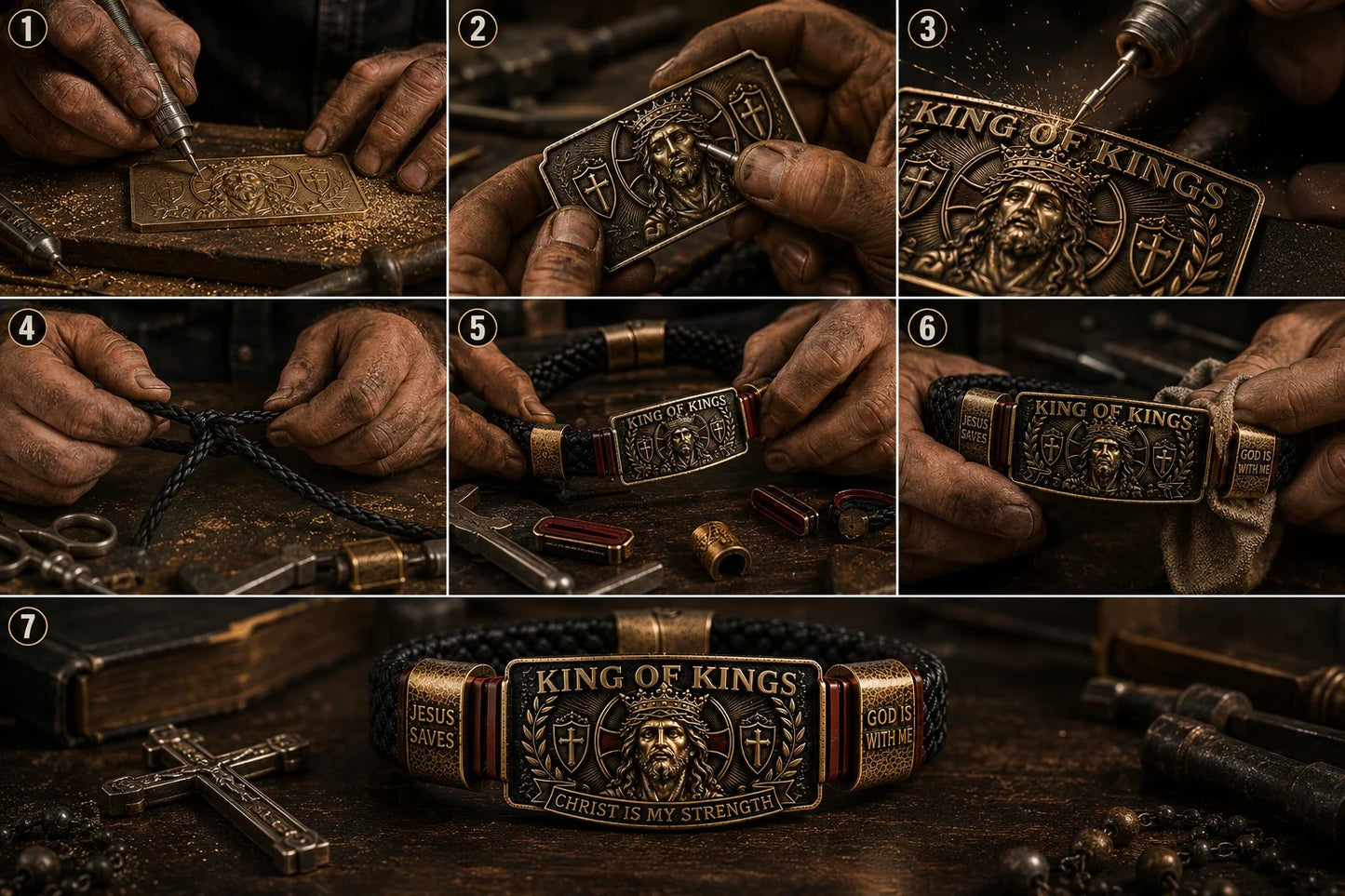 FaithCrown – King of Kings Bracelet