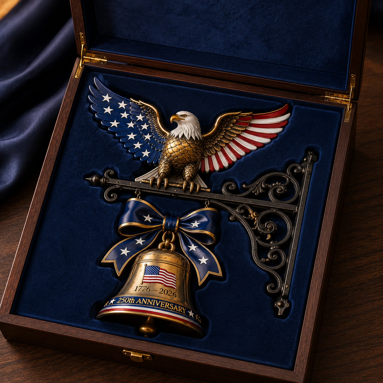 EagleLegacy β 1776β2026 Spirit of Liberty Collectible Bell