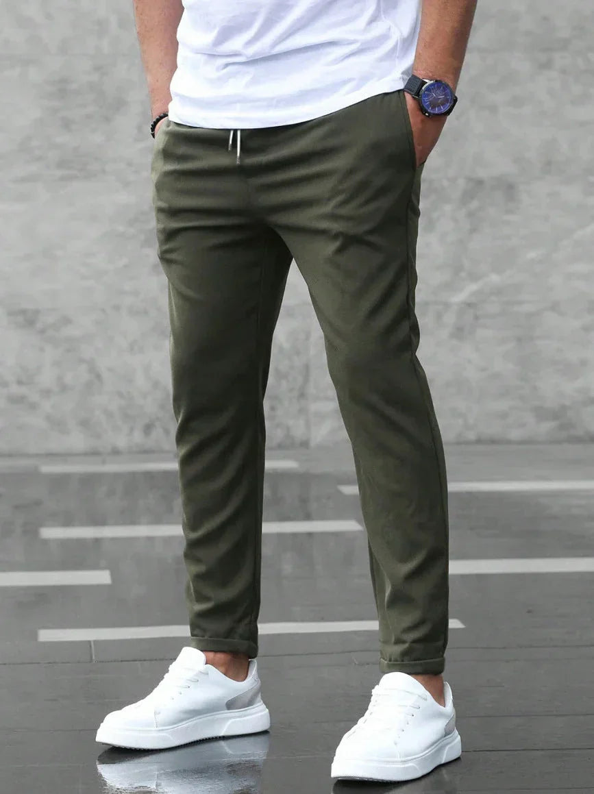 Slim-Fit Casual Pants for Modern Men – Jonas • Belevite™