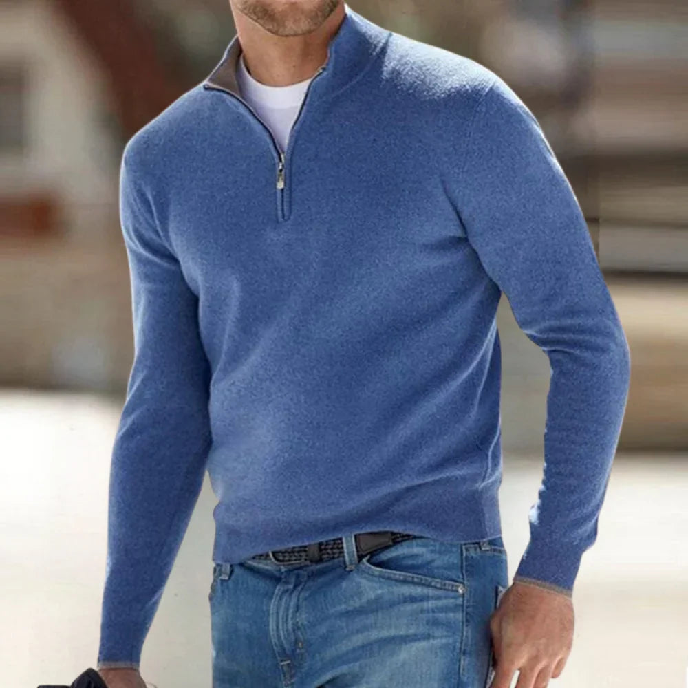 Belevite | Santous Zip-Up Sweater