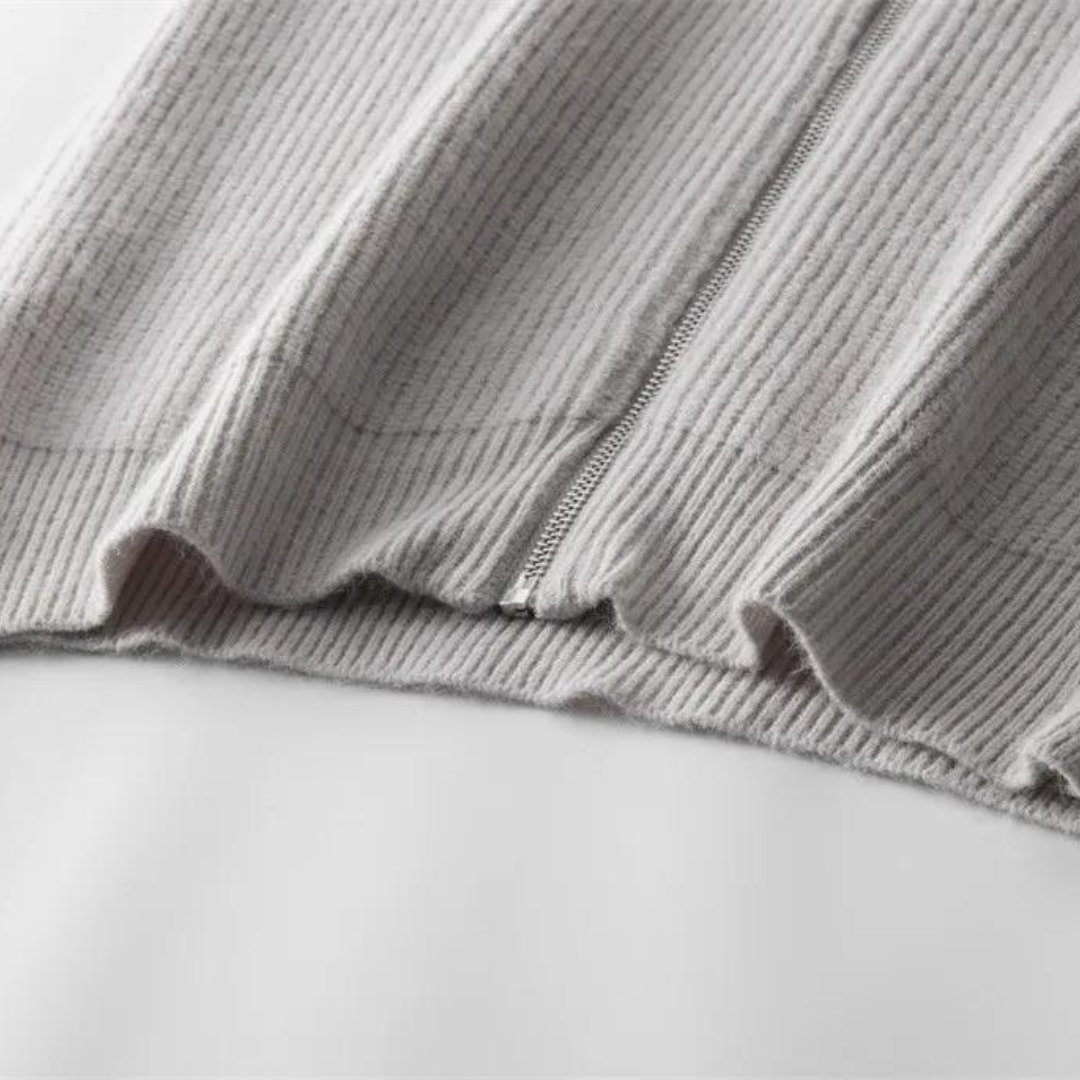 Colton Cashmere Zip Sweater | belevite