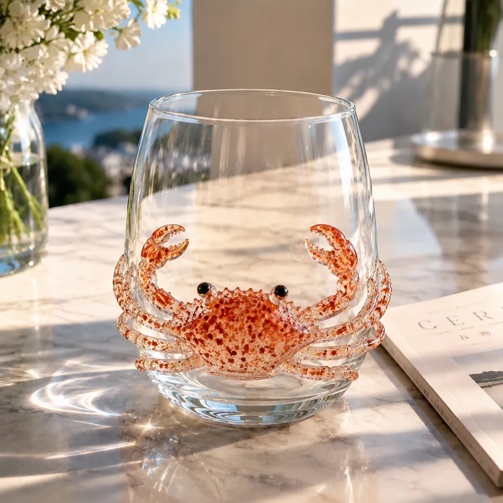 Poseidon's Pour – Artisan Ocean Glass