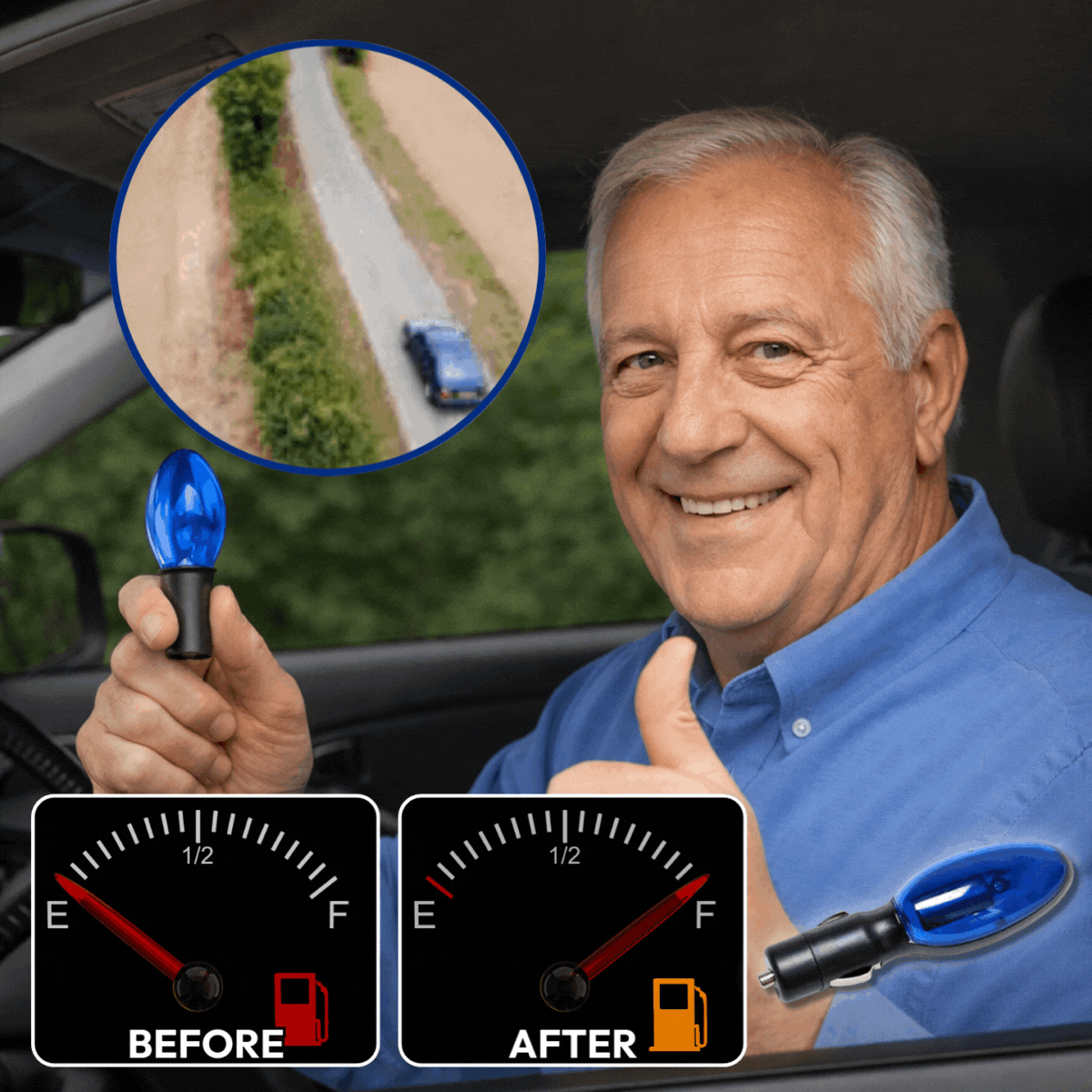 šSaves 30% on fuel consumption. ā Plug-and-Play Fuel Saver: Drive Further, Improve Fuel Efficiency