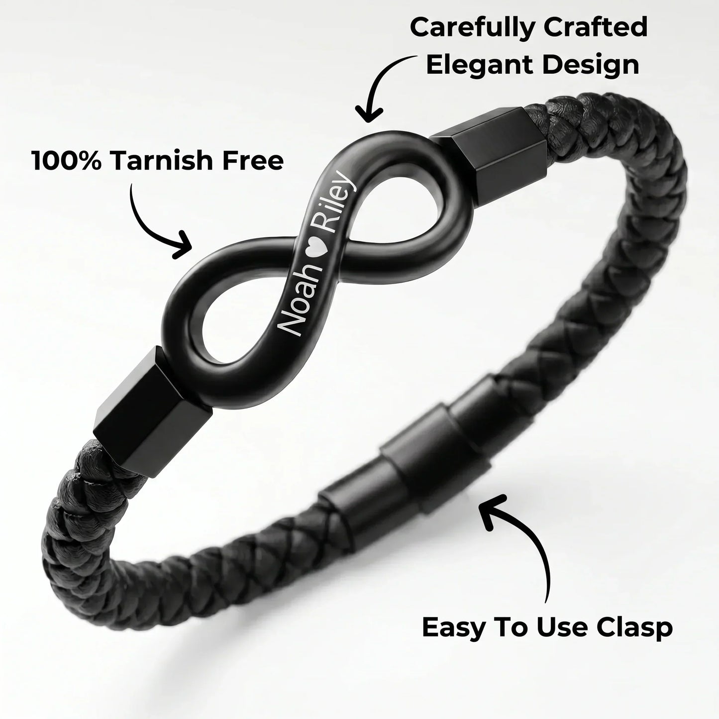 LoveBond – Personalized Couple Projection Bracelet