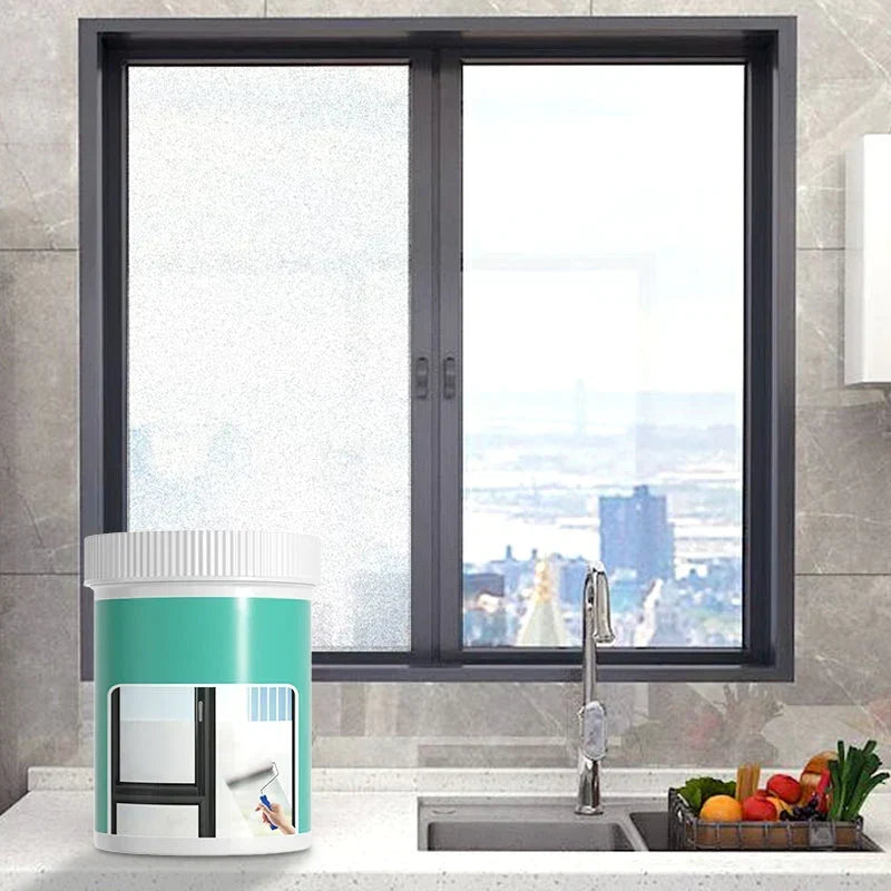 CrystalMist – Waterproof Frosted Window Privacy Paint