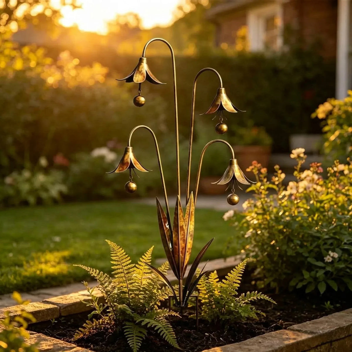 WhisperLily – Garden Bell Stake