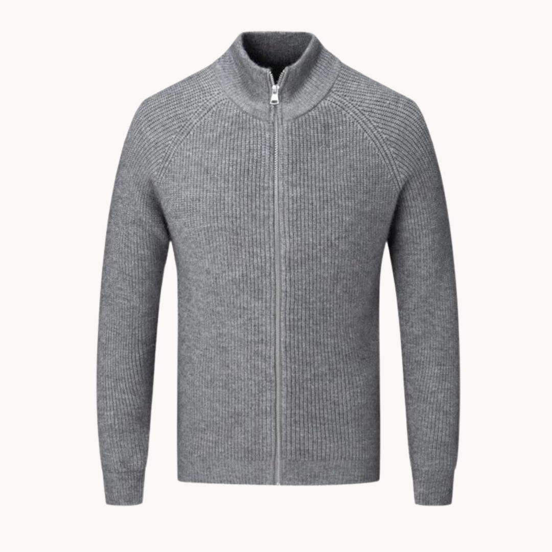 Colton Cashmere Zip Sweater | belevite