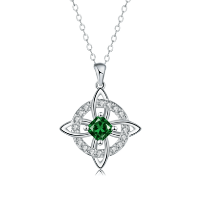 Hecatea – Witch’s Knot Birthstone Necklace
