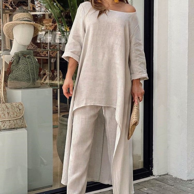 PureComfort Set – Round Neck Two-Piece Wear