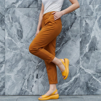 BandForm — Platform Sandal with Wide Strap