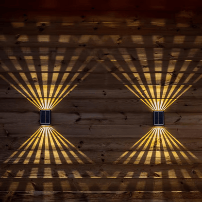 BrightRay – Outdoor 4 LED Solar Wall Lights