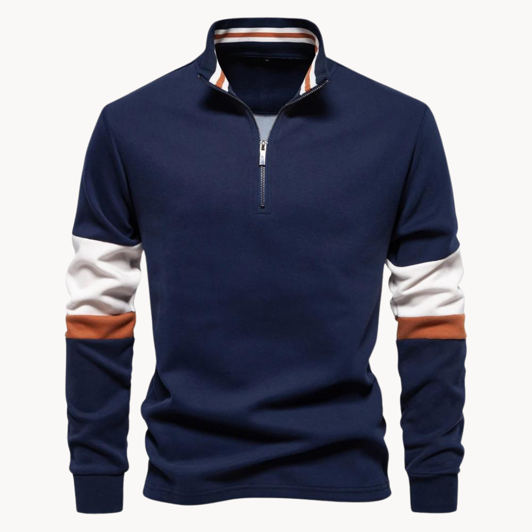 Nathan Quarter-Zip Sweater | Belevite