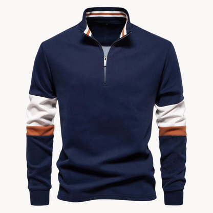 Nathan Quarter-Zip Sweater | Belevite