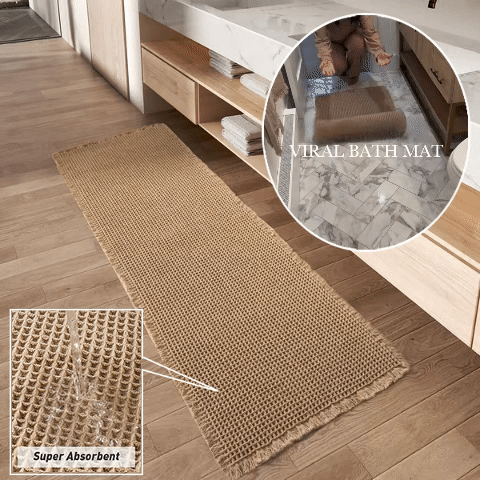 WaffleCloud – Ultra Absorbent Bath Mat