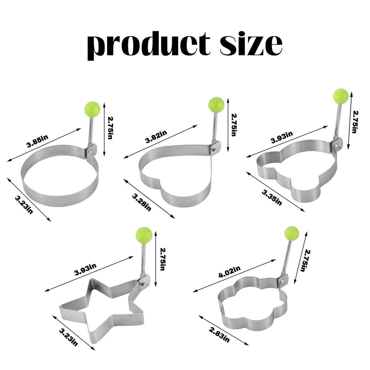 YolkMaster – Multi-Shape Egg Ring Mold Kit