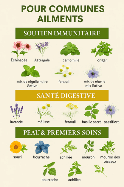 🌿The Ancestral Apothecary Seed Chest: 40 Varieties of Medicinal Herb Seeds 🌱