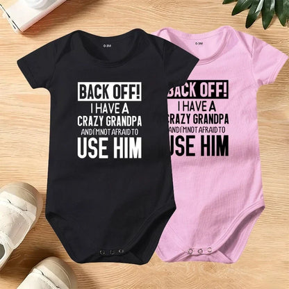 SnugglePrint – Grandpa Quote Baby Bodysuit
