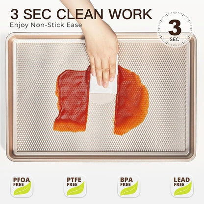 BakePro – Diamond Texture Oven Tray Set