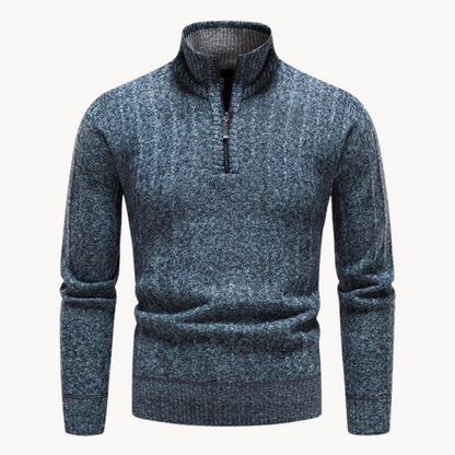 Freddie Quarter Zip Sweater | belevite