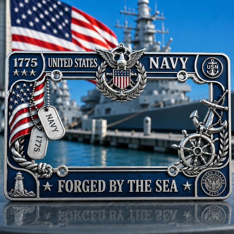 PatriotShield – U.S. Navy Heritage Sea Plate Frame