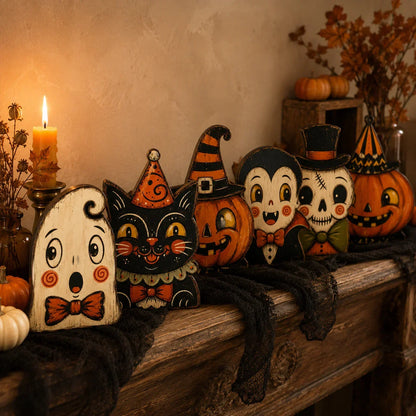 HarvestHeirloom – Vintage Holiday Wooden Figurine Collection
