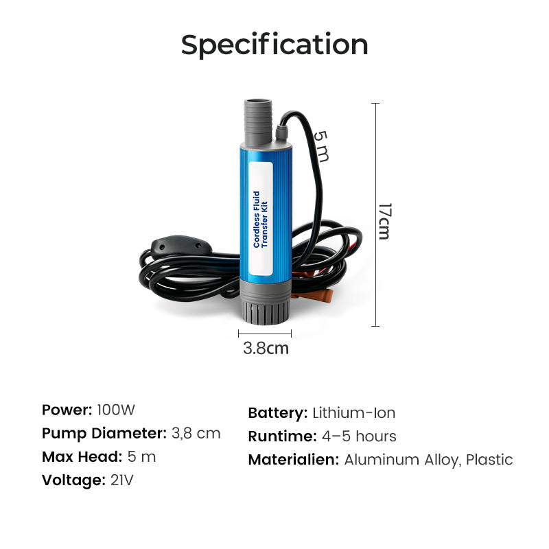 PowerPump Elite – Oil & Water Transfer Kit