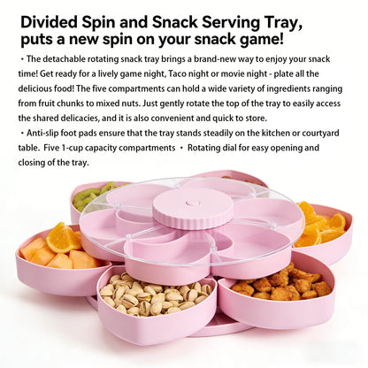 PartyTwist – Rotating Divided Tray
