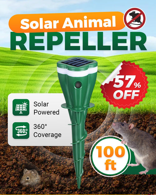 AuraGuard – Solar Powered Waterproof Mole Repellent