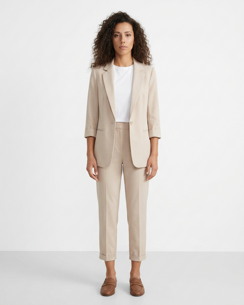 SuitLine — Women's Blazer and Cropped Pants Set