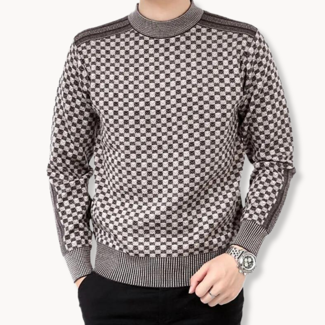 Raiden Patterned Sweater | Belevite
