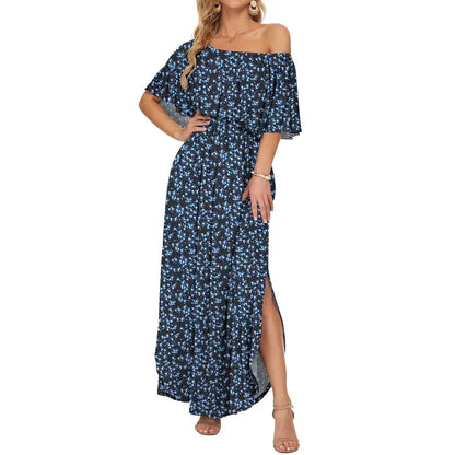 GraceLoom – Flowing Shoulder Dress