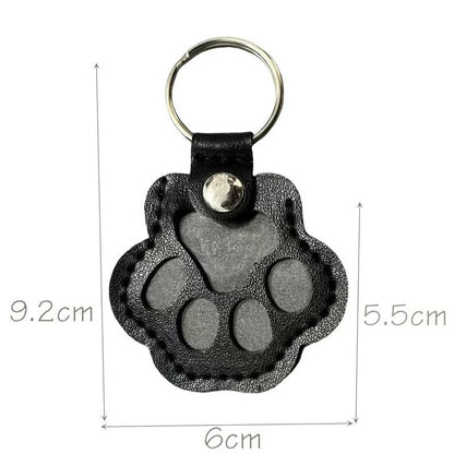 FurTag – Paw Shaped Leather Keychain