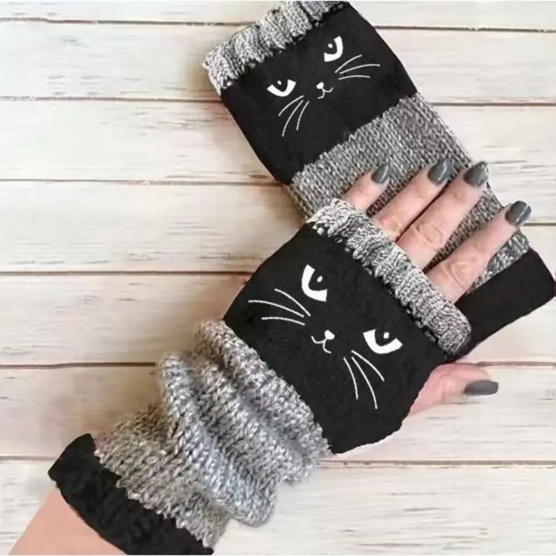 WarmHands – Stylish Knitted Fingerless Gloves
