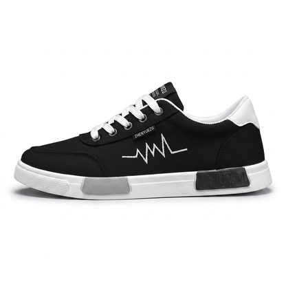 Pulseway — Canvas Sneaker with Heartbeat Detail