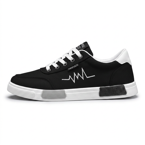 Pulseway — Canvas Sneaker with Heartbeat Detail