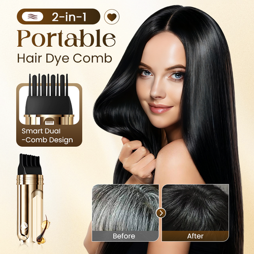 ShadeMatch – Dual Comb Hair Color Tool Natural Finish