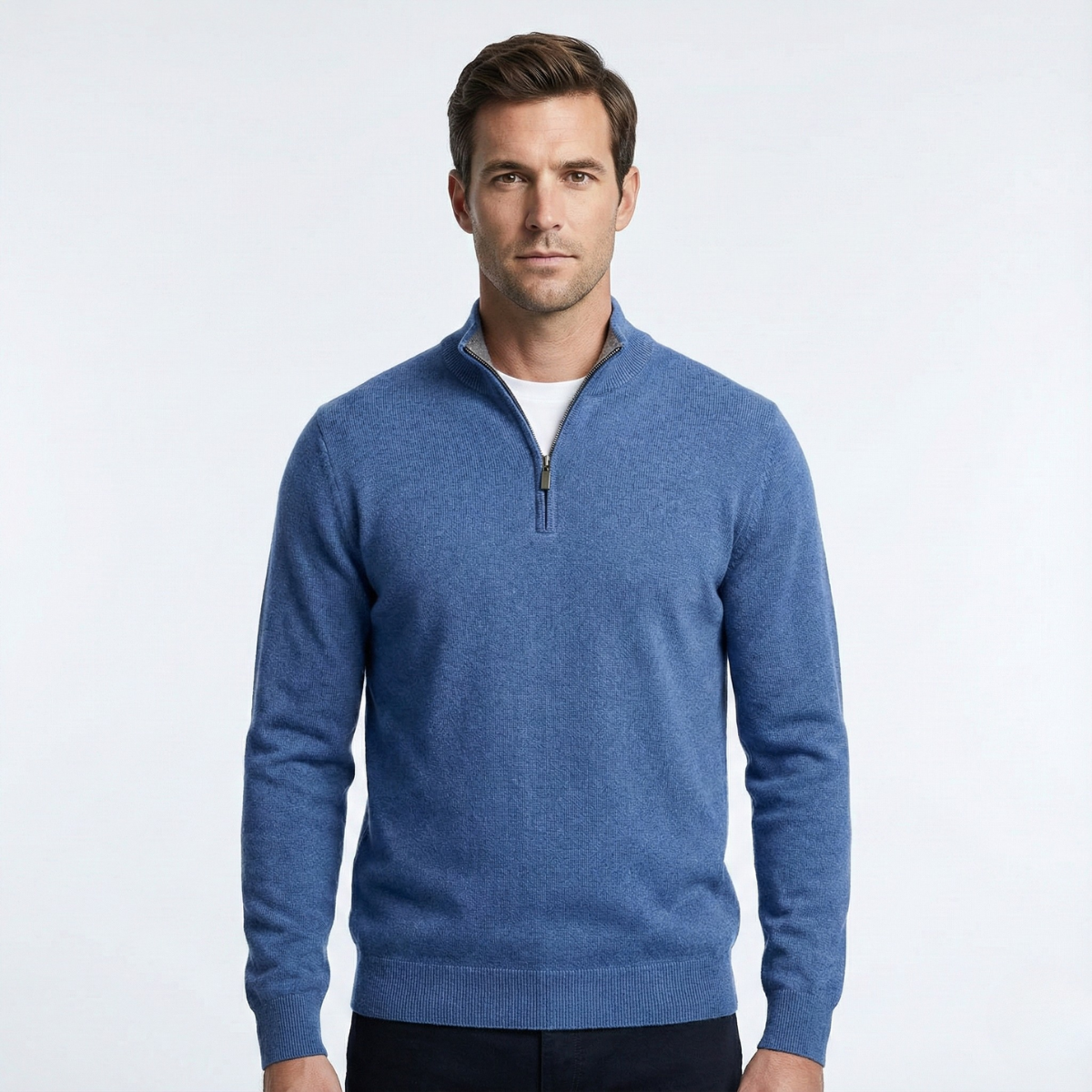 Santous Zip-Up Sweater | Belevite