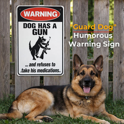 WittyGuard – Funny Dog Warning Sign