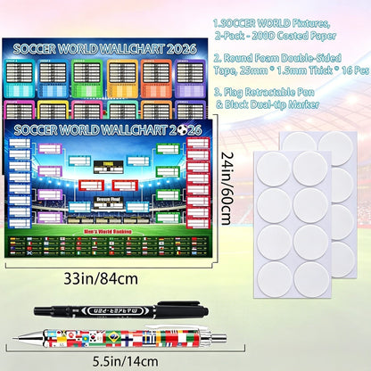 GoalWall – 2026 World Cup Poster Set