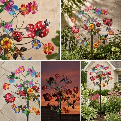 TwinkleBloom – Solar Flower Garden Décor