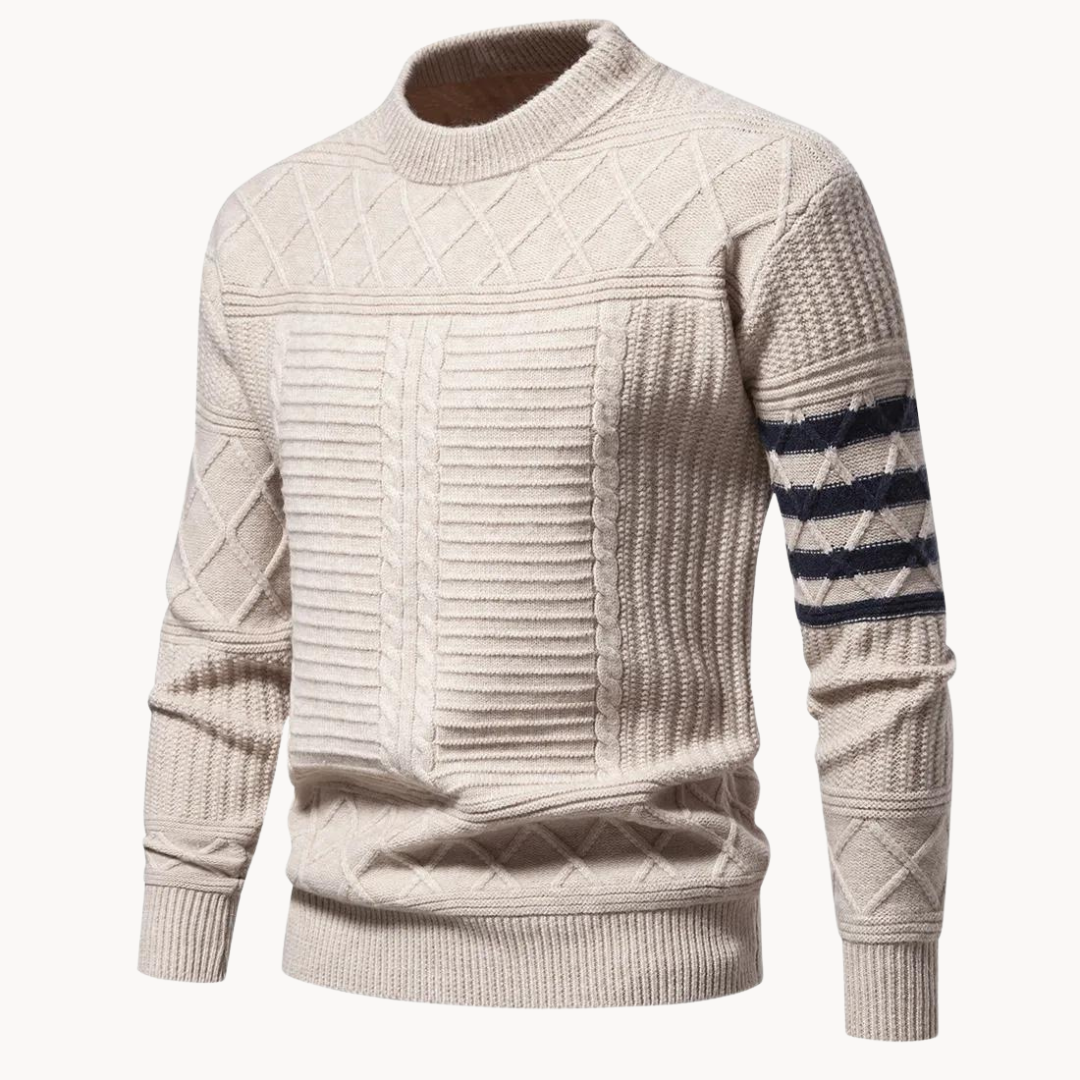 Warren Cable Crewneck Sweater | Belevite