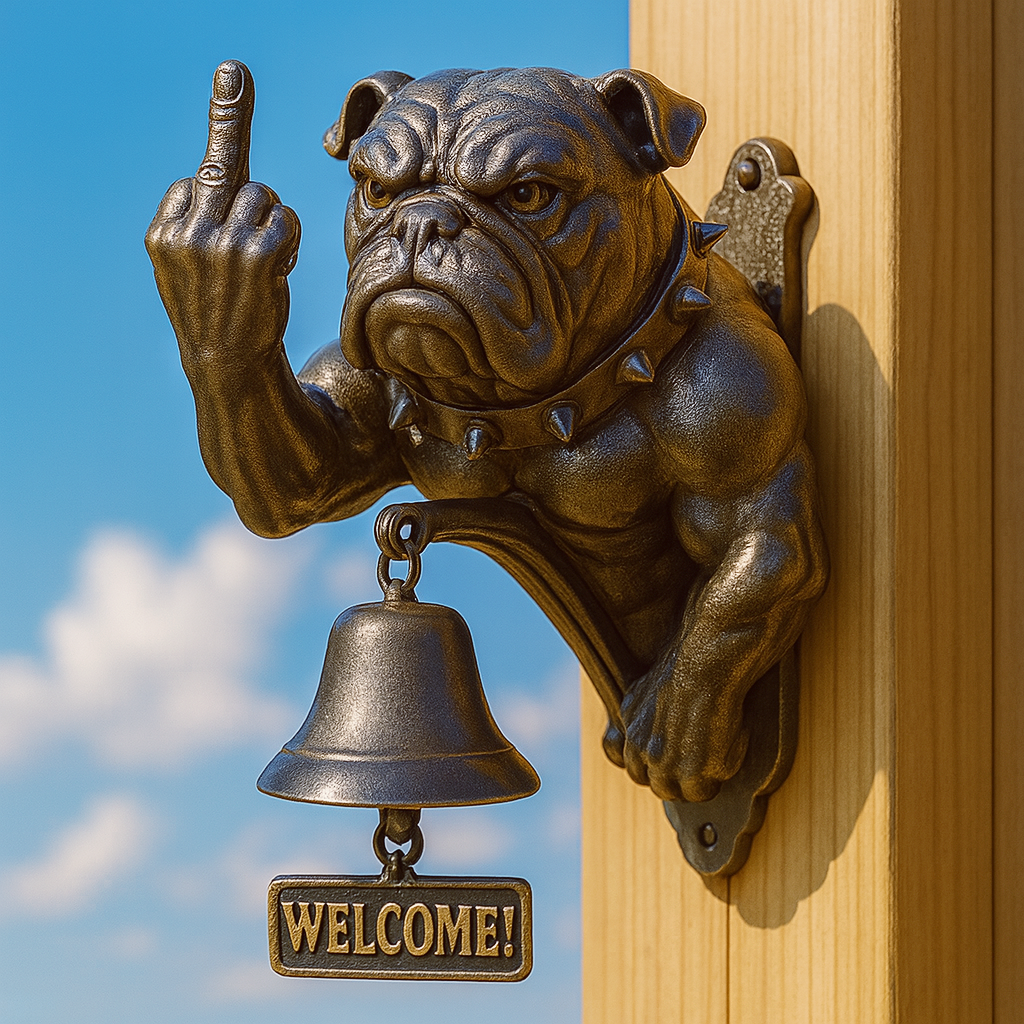 BarkBell – Funny Bulldog Door Chime