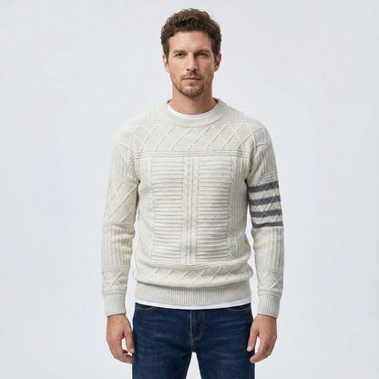 Warren Cable Crewneck Sweater | Belevite