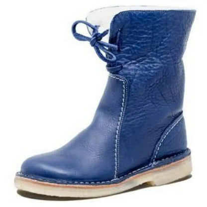 WATERPROOF LEATHER POLAR BOOTS WITH WOOL LINING | Belevite