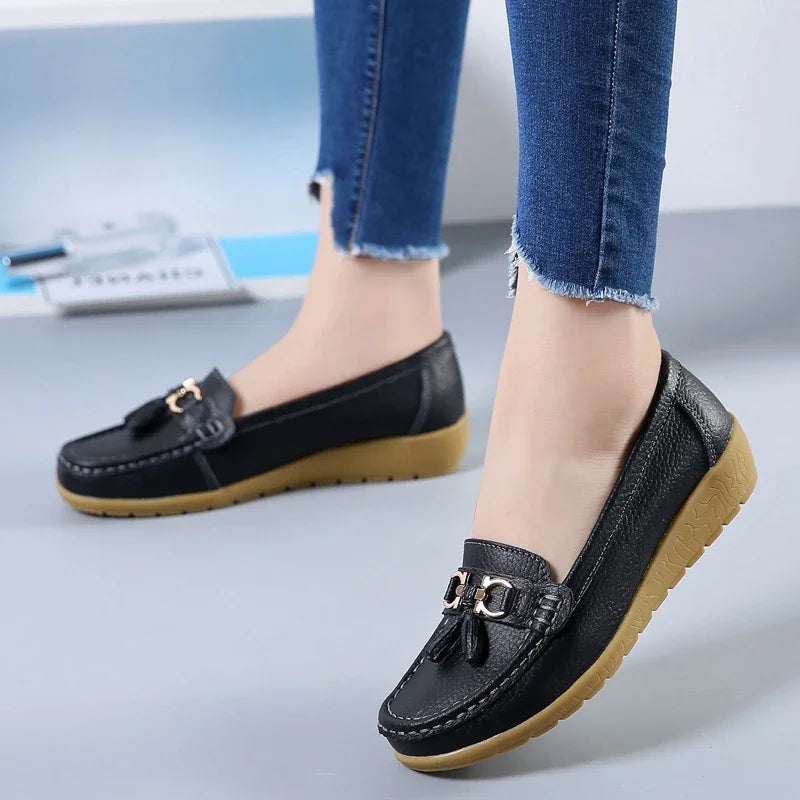 Orthopedic Leather Moccasin | Belevite